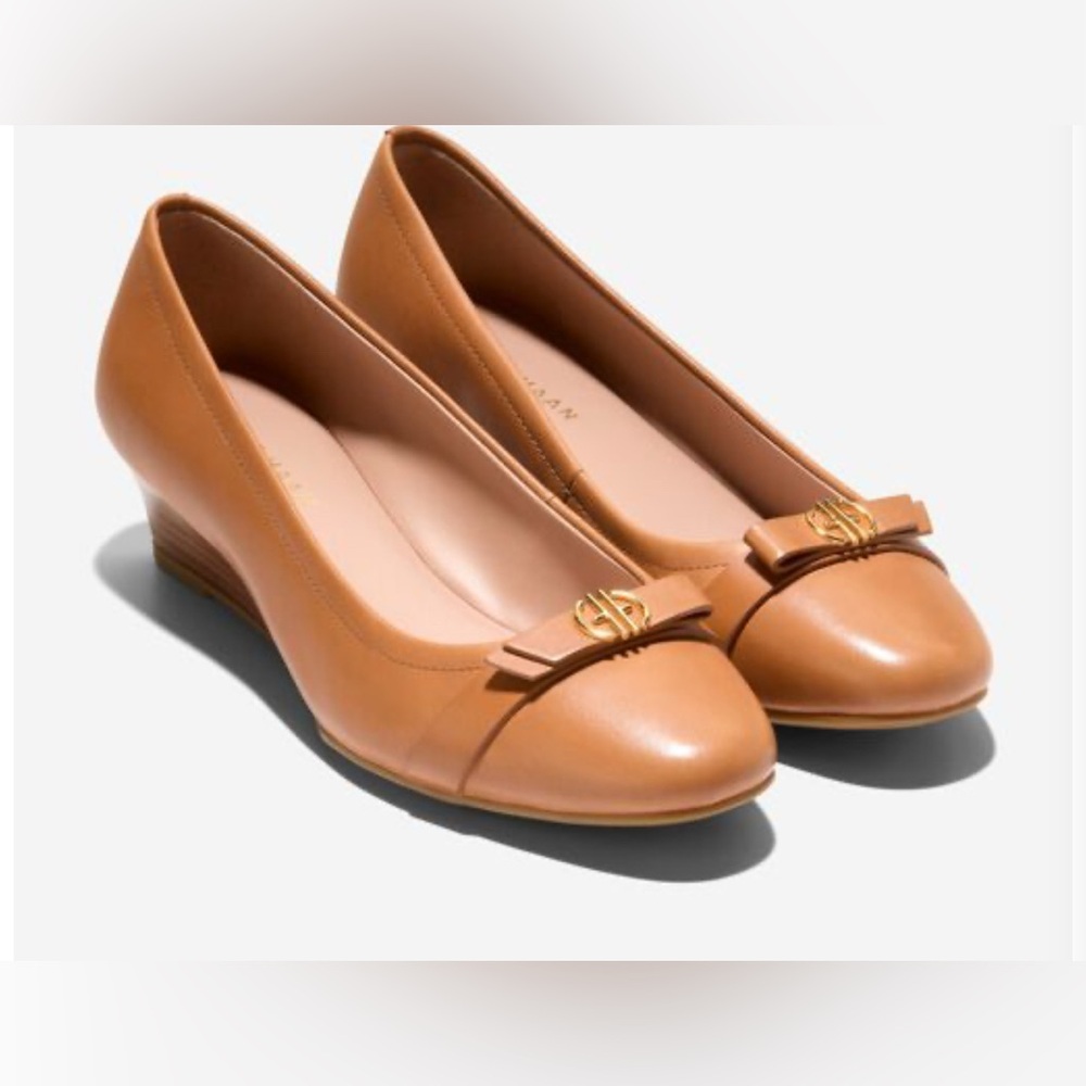 Cole Haan Malta Wedges - Pecan Brown
